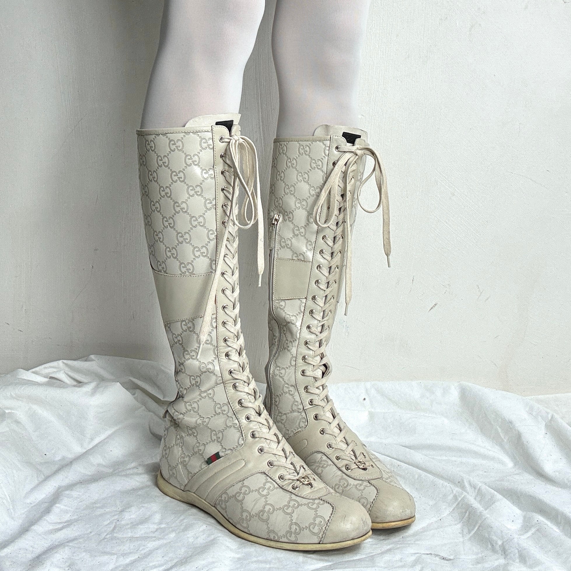 Gucci boots vintage hotsell