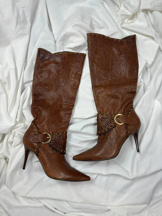 Vintage Leather Boots 38