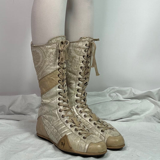 LQS Vintage Boxing Boots