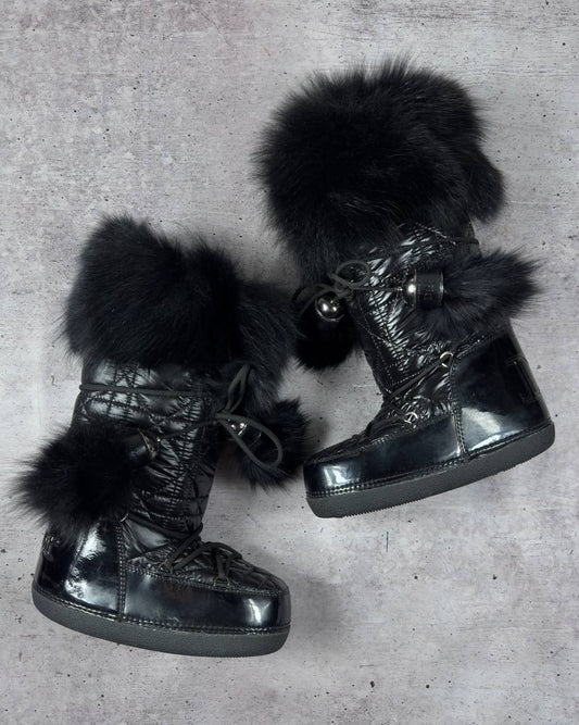 Dior Galliano Fur Moon Boots 36-38