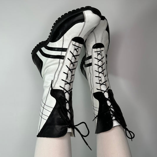 Vintage Boxing Lace Up Boots 38/39