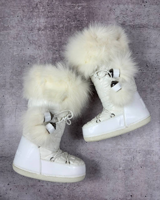 Dior Galliano Vintage Fur Moon Boots 38-40