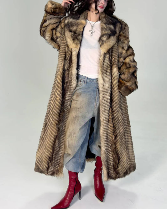 Vintage Long Fur Coat