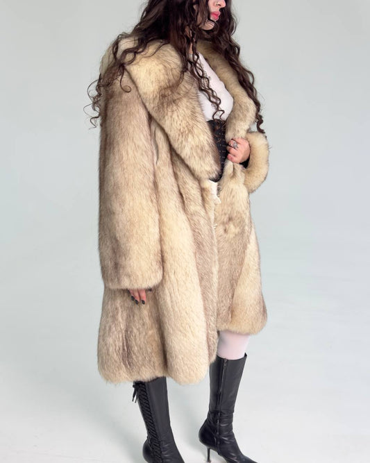 Vintage Arctic Fox Fur Coat