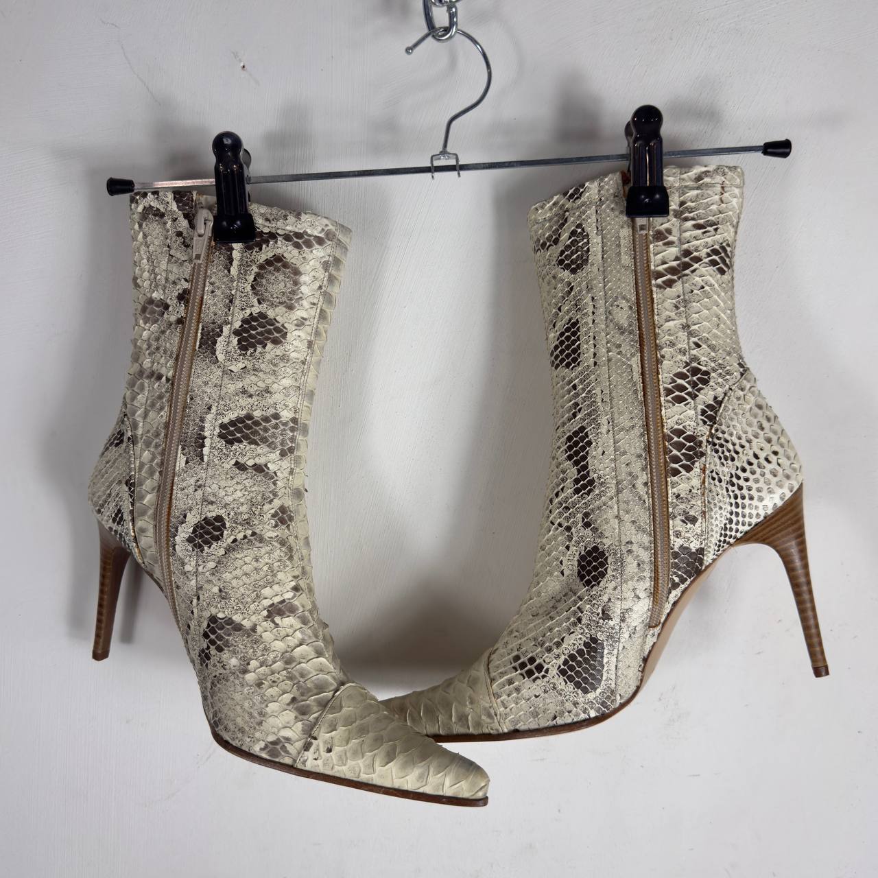 Italian Vintage Python Leather Deadstock Boots 36/37