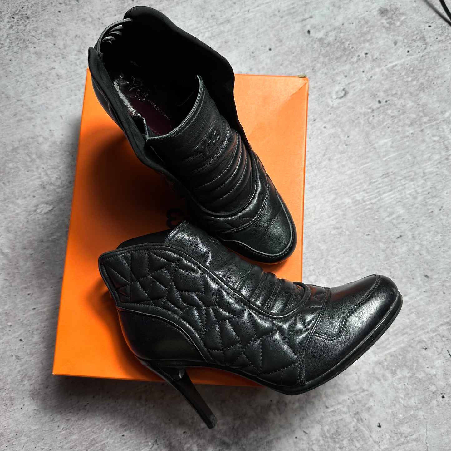 Yohji Yamamoto Adidas Y3 Leather Boots 37.5/38.5