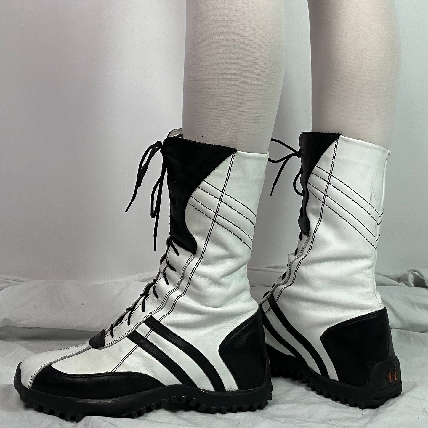 Vintage Boxing Lace Up Boots 38/39