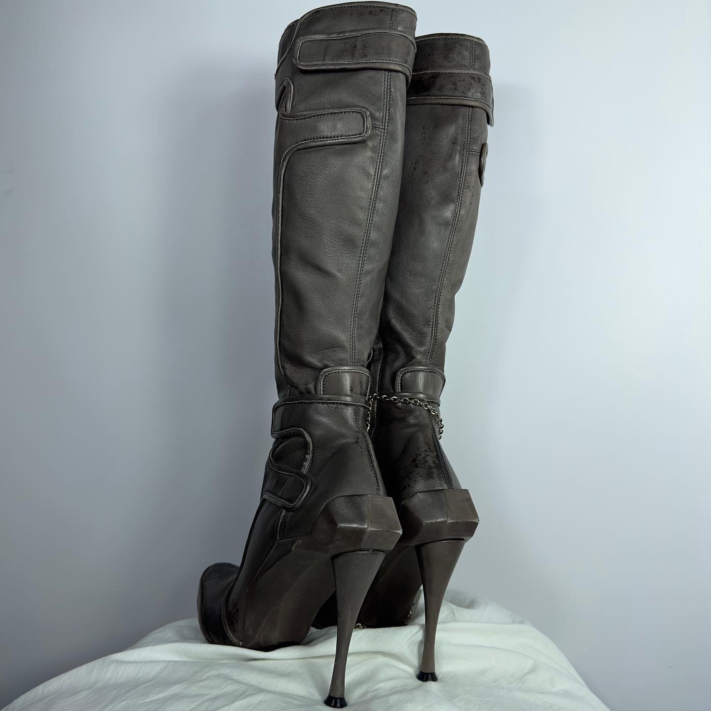 Celine FW2008 Leather Boots 37/38
