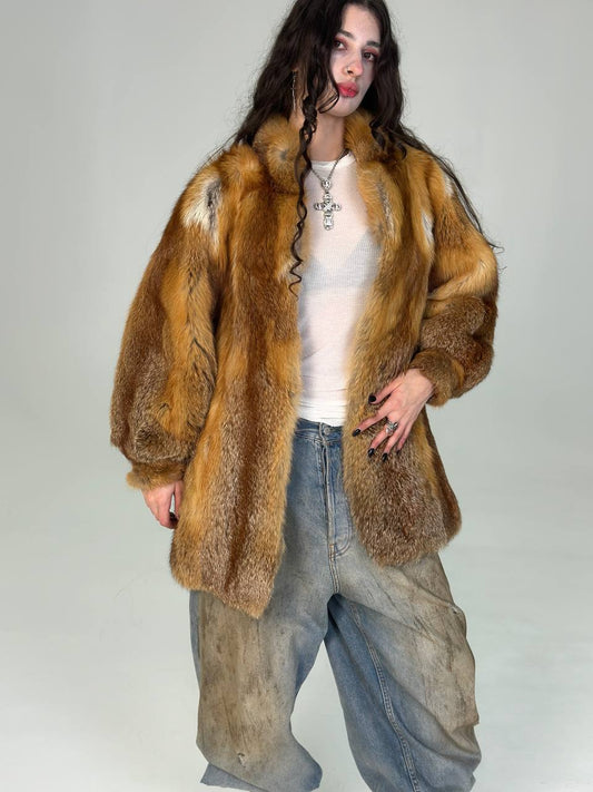 Vintage Fox Fur Coat