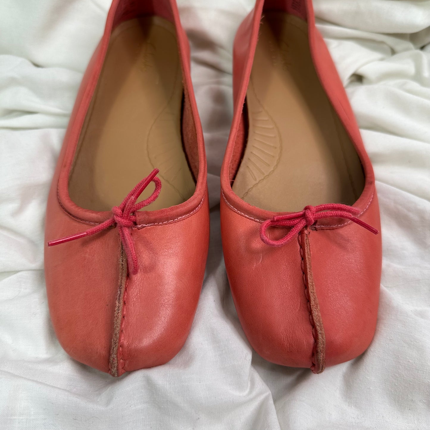 Vintage Leather Ballet Flats