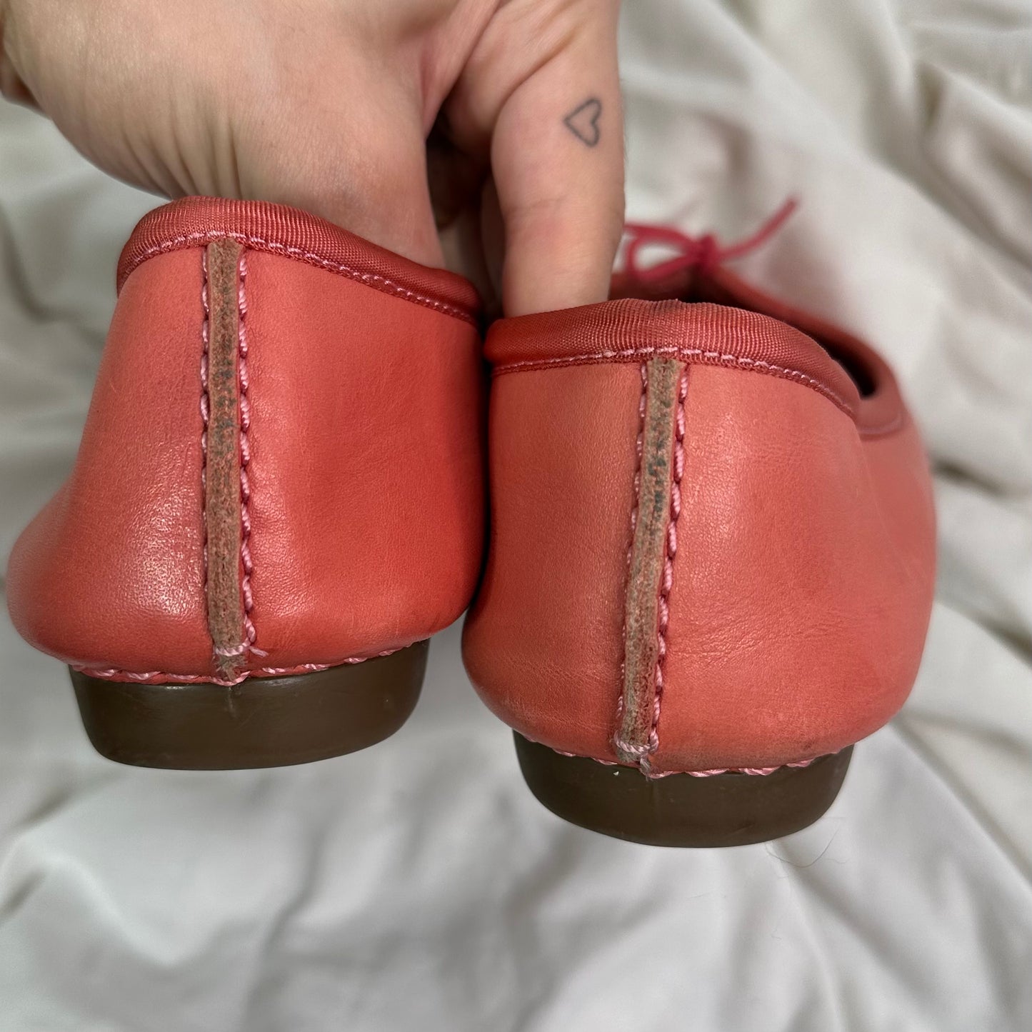 Vintage Leather Ballet Flats