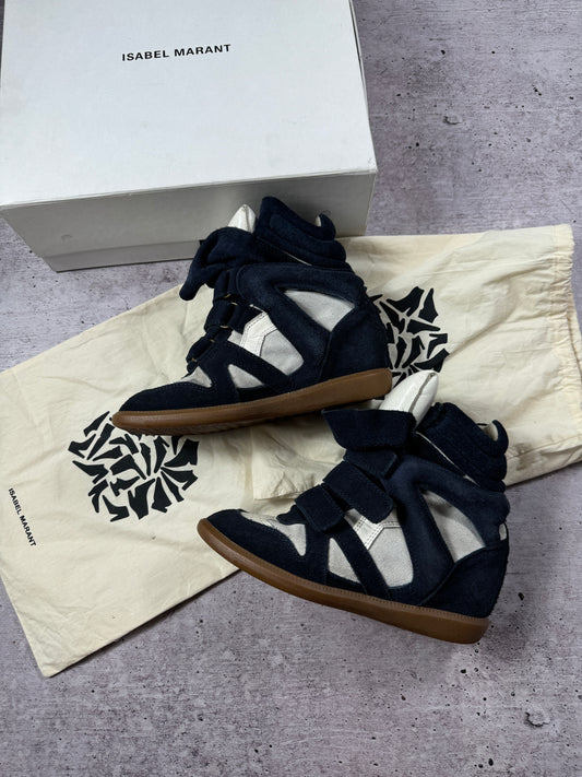 Isabel Marant Wedge Sneakers 37/38 with box