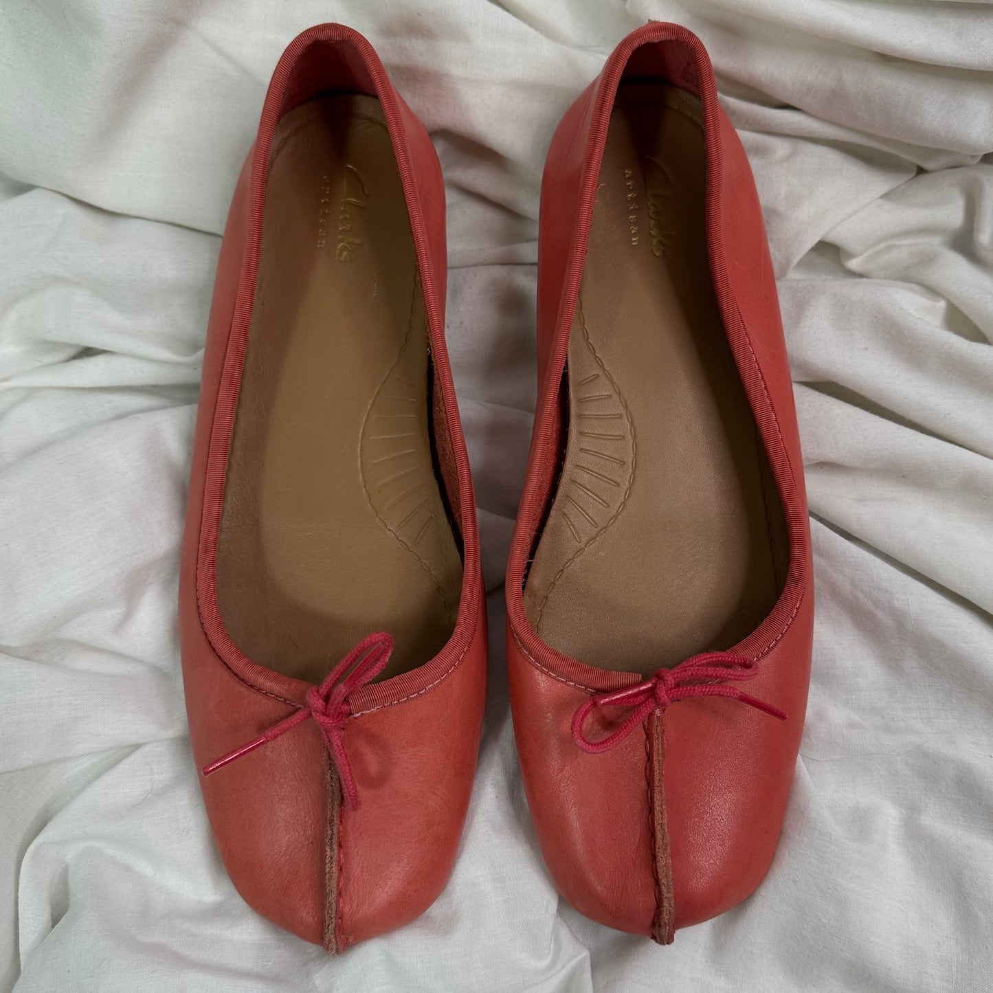 Vintage Leather Ballet Flats