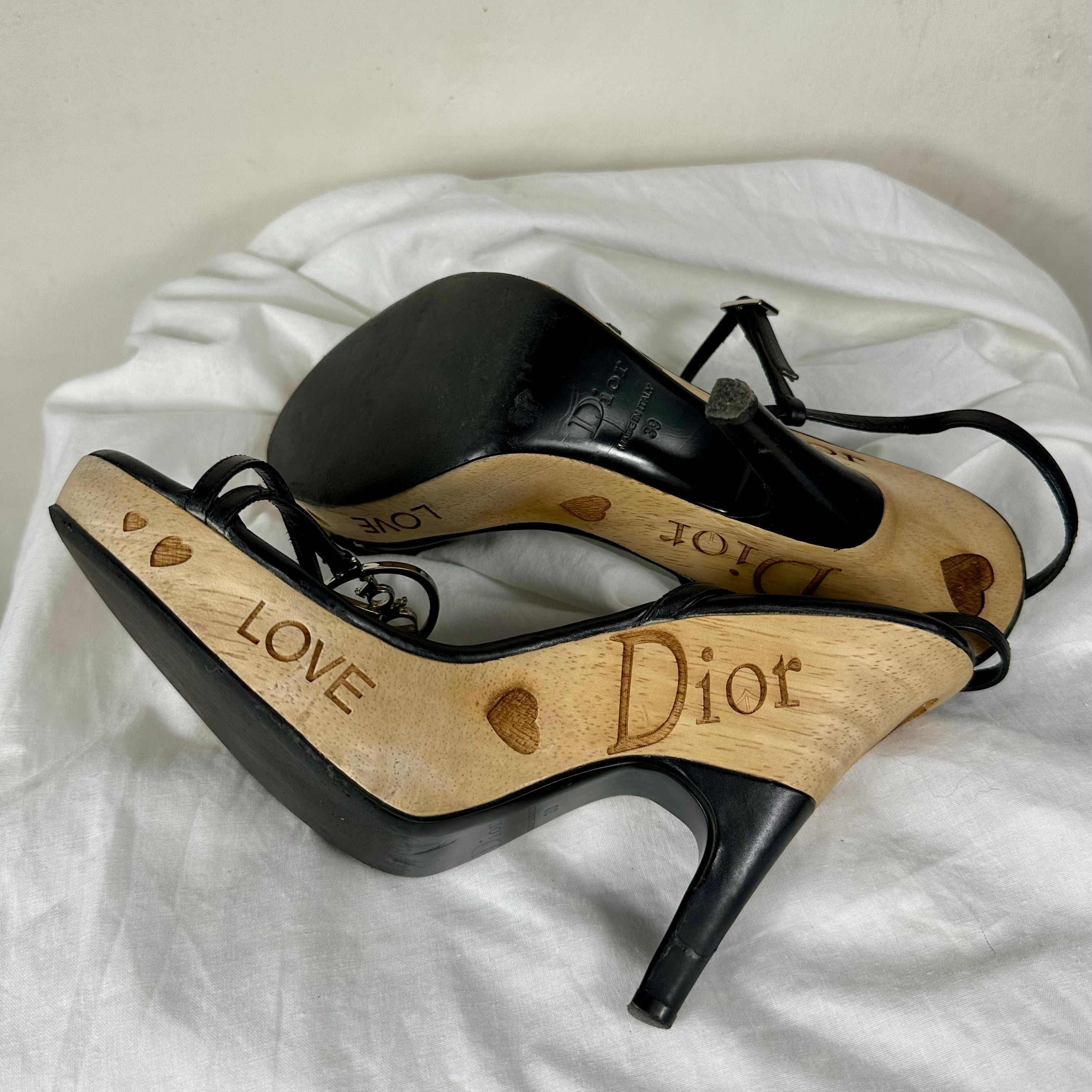 Dior fashion glamstrap Heels