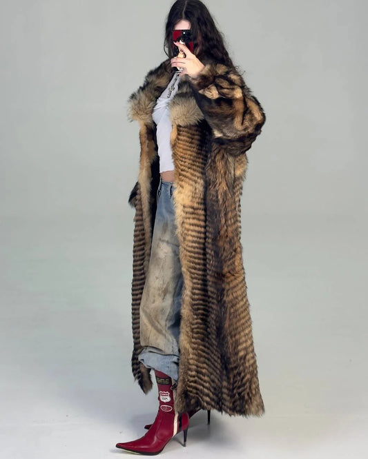 Vintage Long Fur Coat