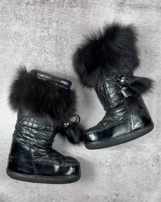 Dior Galliano Vintage Fur Moon Boots 36-38