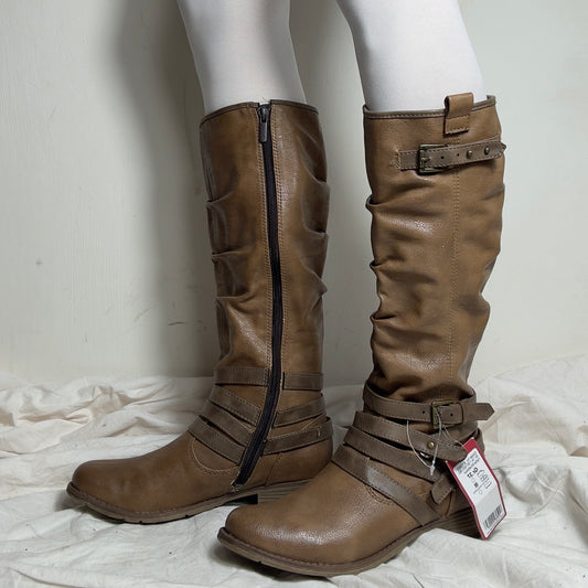 Mustang Deadstock vintage Moto Riding Boots