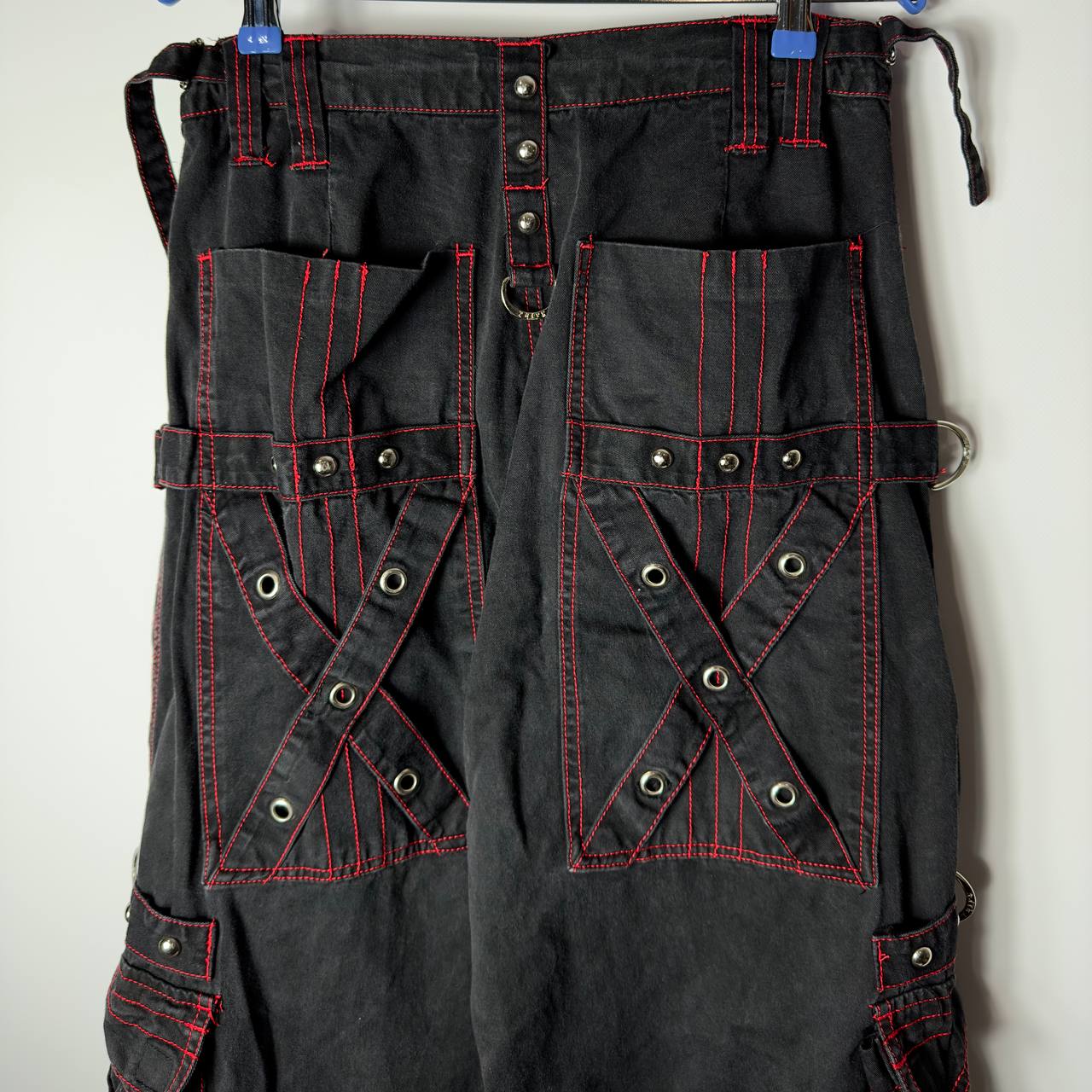 Vintage 1990s Tripp Nyc Daang Goodman Wide Leg Y2K Raver Pants