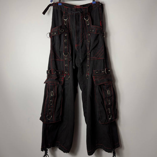Vintage 1990s Tripp Nyc Daang Goodman Wide Leg Y2K Raver Pants