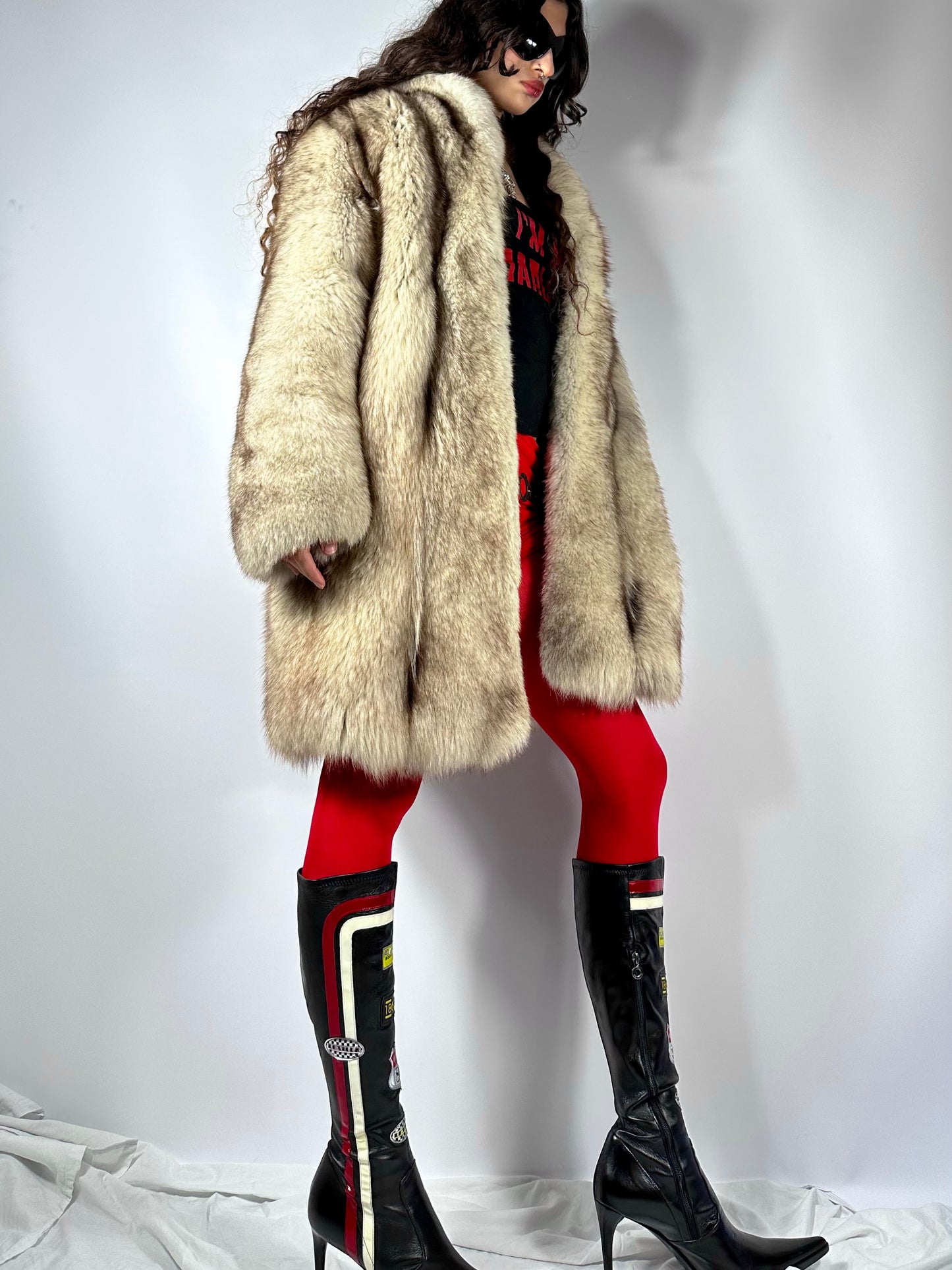 Vintage Arctic Fox Fur Coat