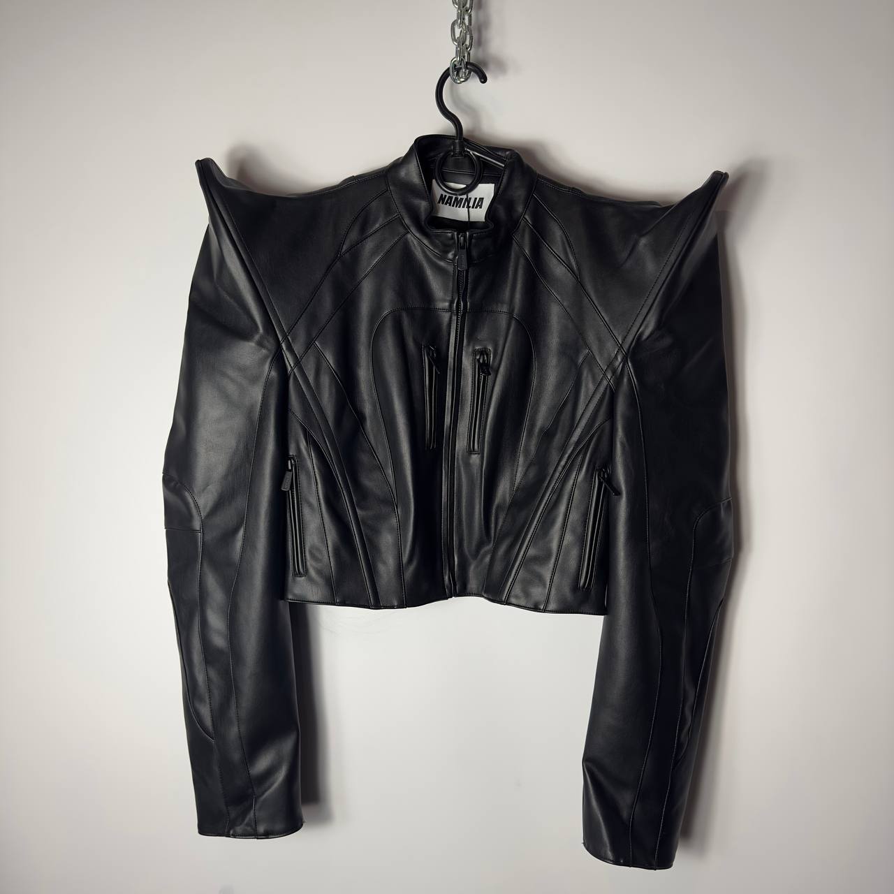 Namilia Spike Moto Faux Leather Jacket