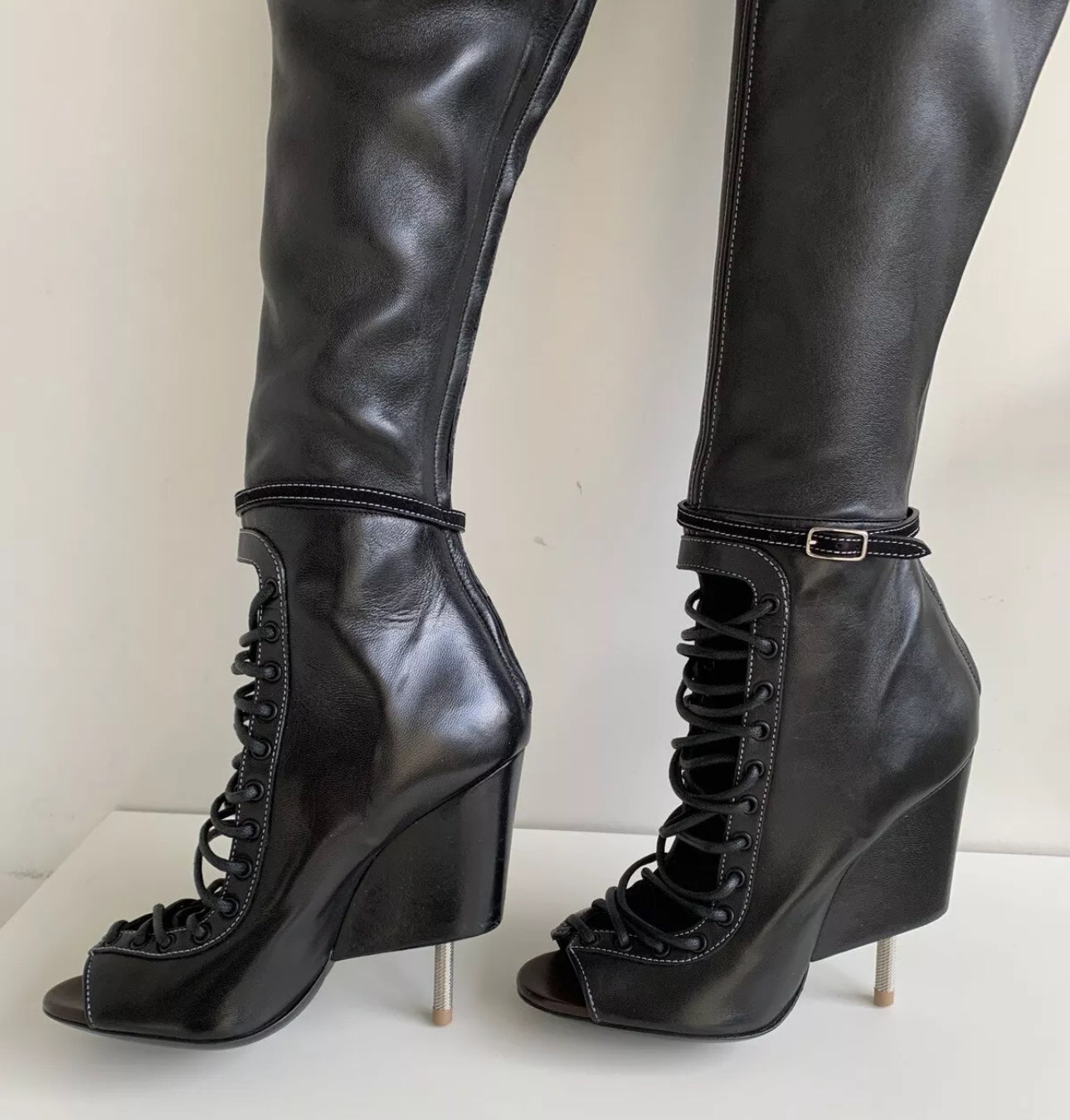 Over the knee givenchy boots on sale