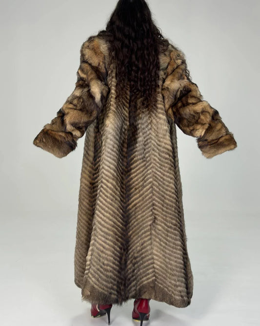 Vintage Long Fur Coat