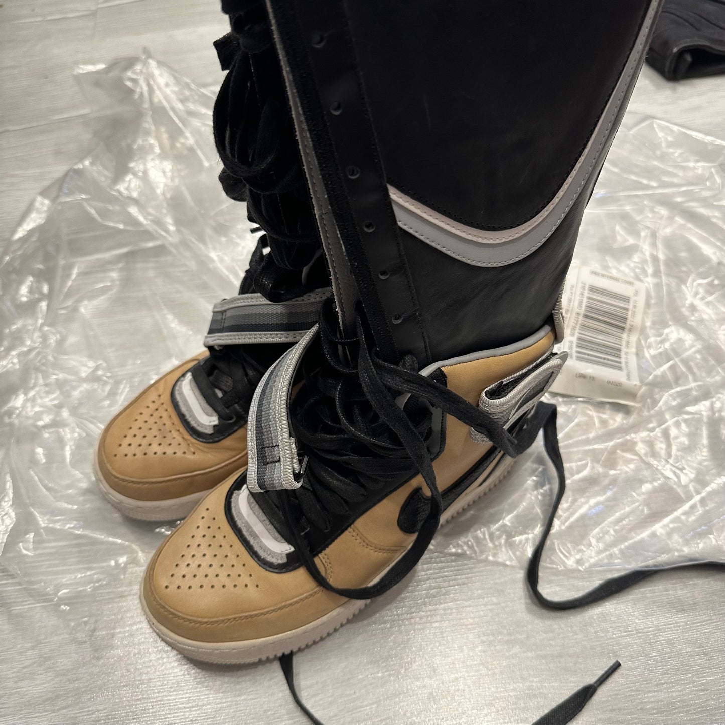 Nike x Ricardo Tisci Knee High Sneaker Lace Up Boots 36