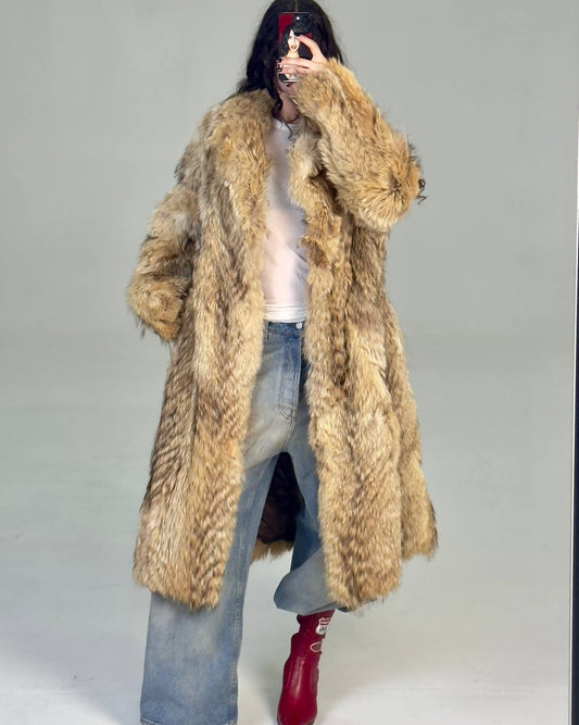 Vintage Long Fur Coat