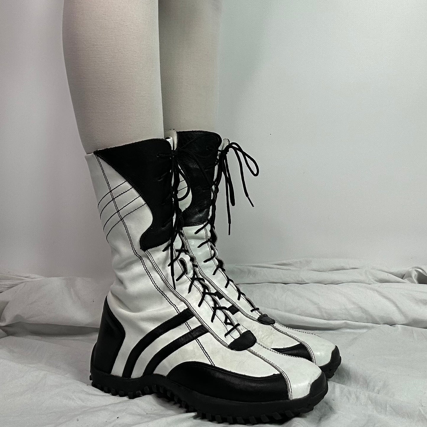 Vintage Boxing Lace Up Boots 38/39