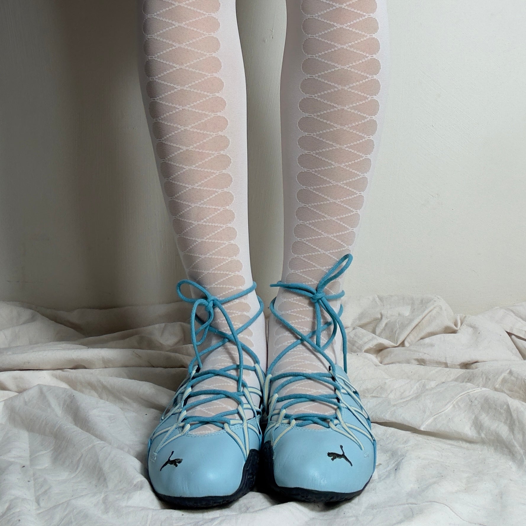 Ballet shoes best sale lace up