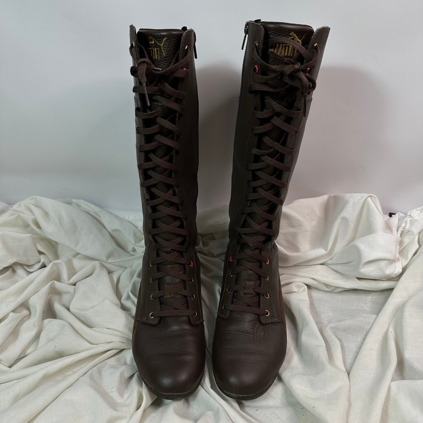 Puma Vintage Knee High Boxing Boots 37.5/38.5