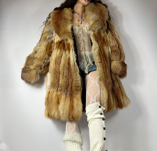 Vintage Fox Fur Coat