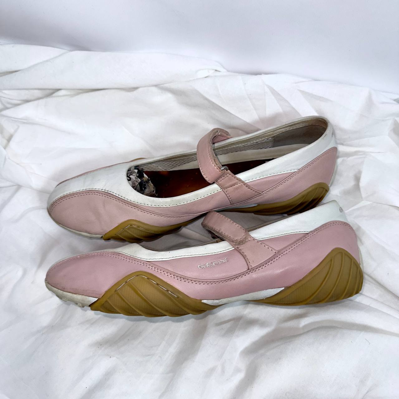 Geox Vintage Leather Sport Ballet Flats 40/41