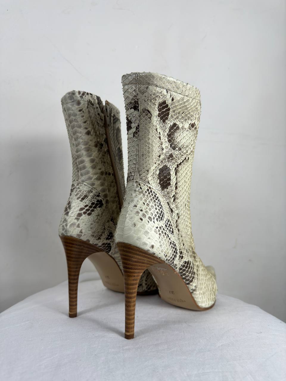 Italian Vintage Python Leather Deadstock Boots 36/37