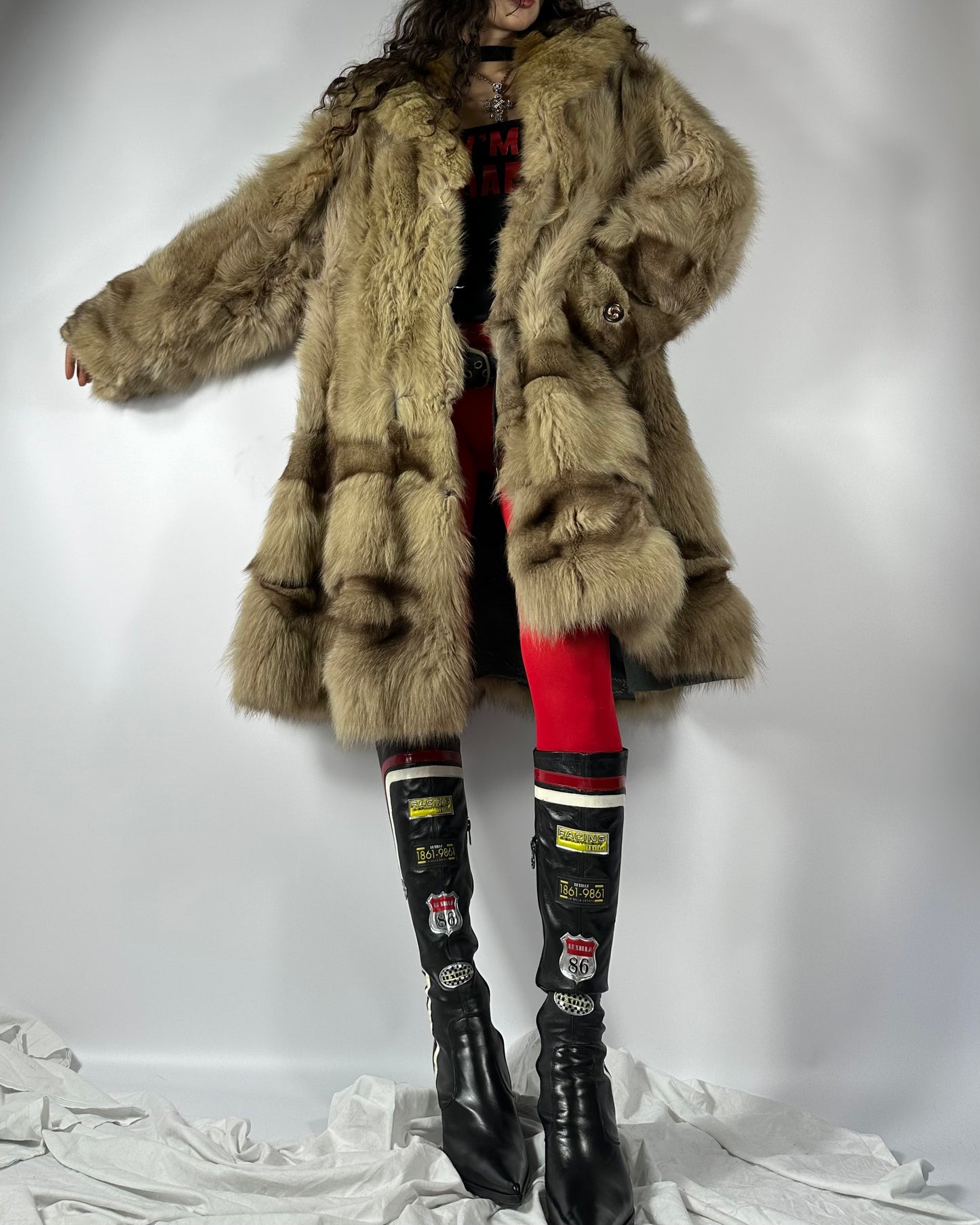 Vintage Canadian Fox Fur Coat