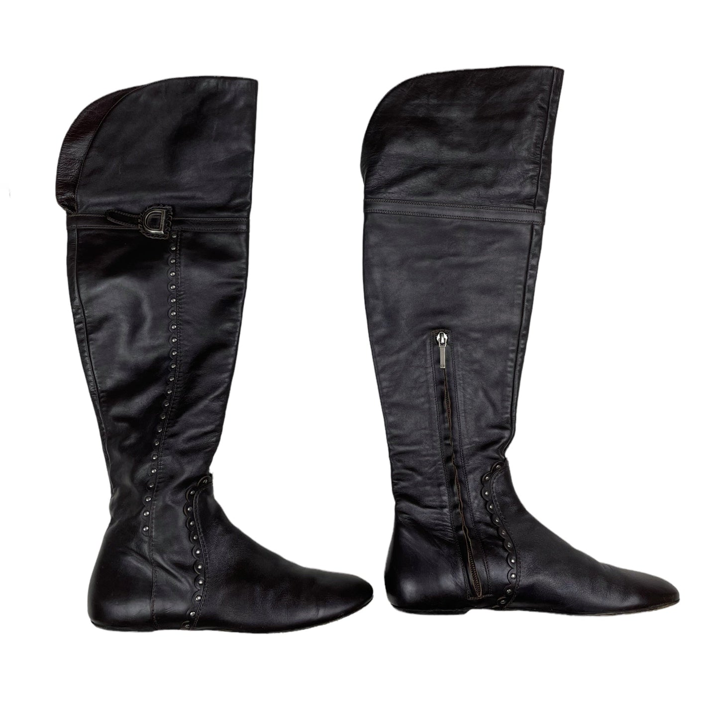 Dior 2005 Leather Riding Boots 36/37