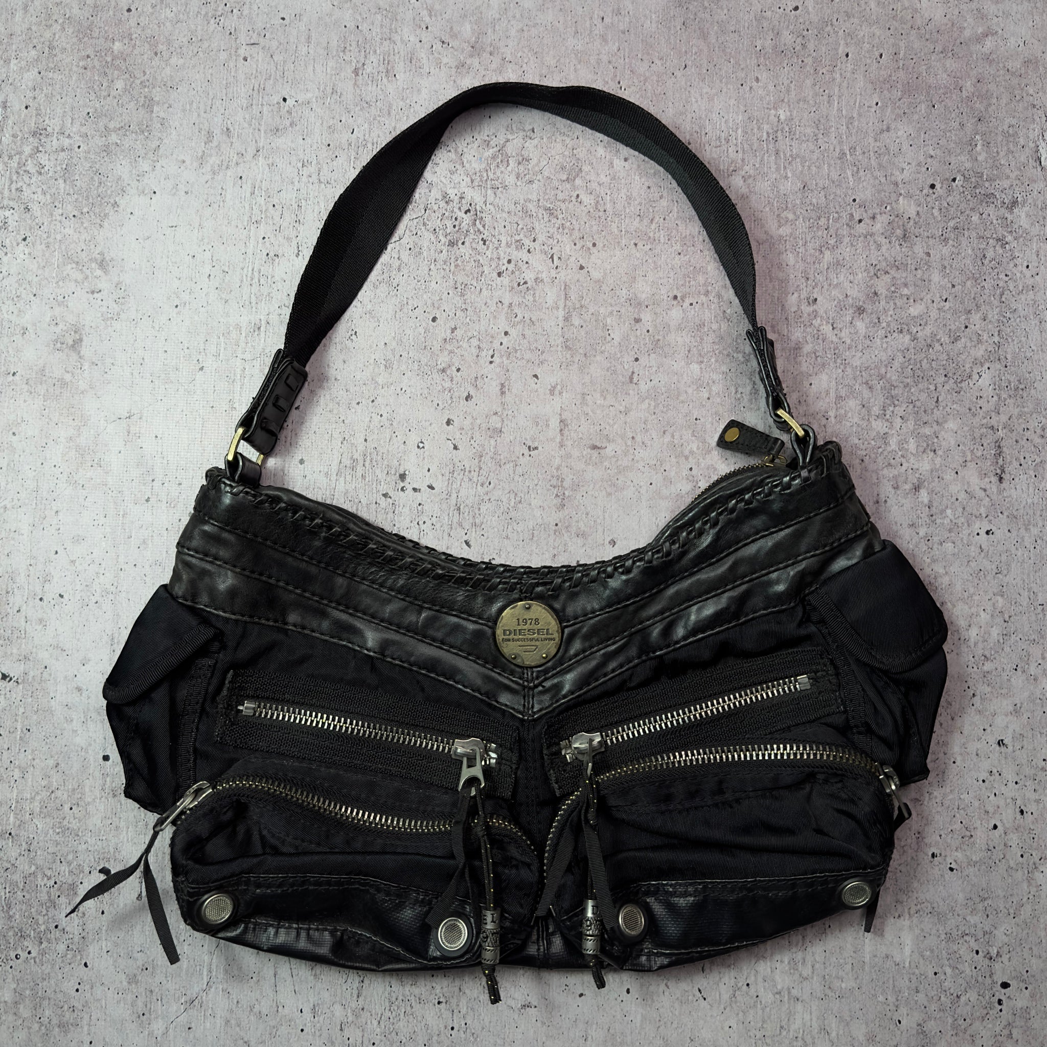 Vintage sale oversized Diesel hobo handbag