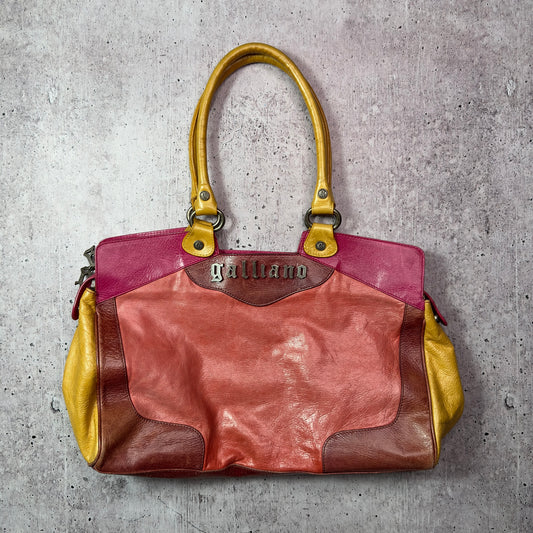 Galliano Vintage Big Leather Bag