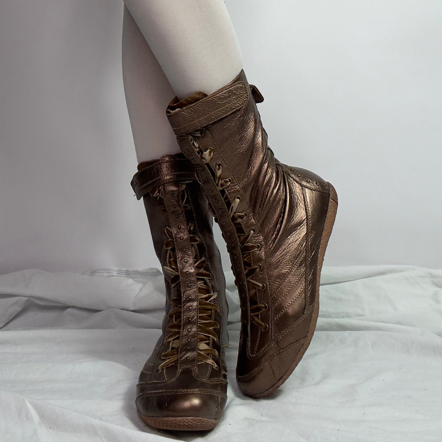 Diesel Vintage Boxing Lace up Boots