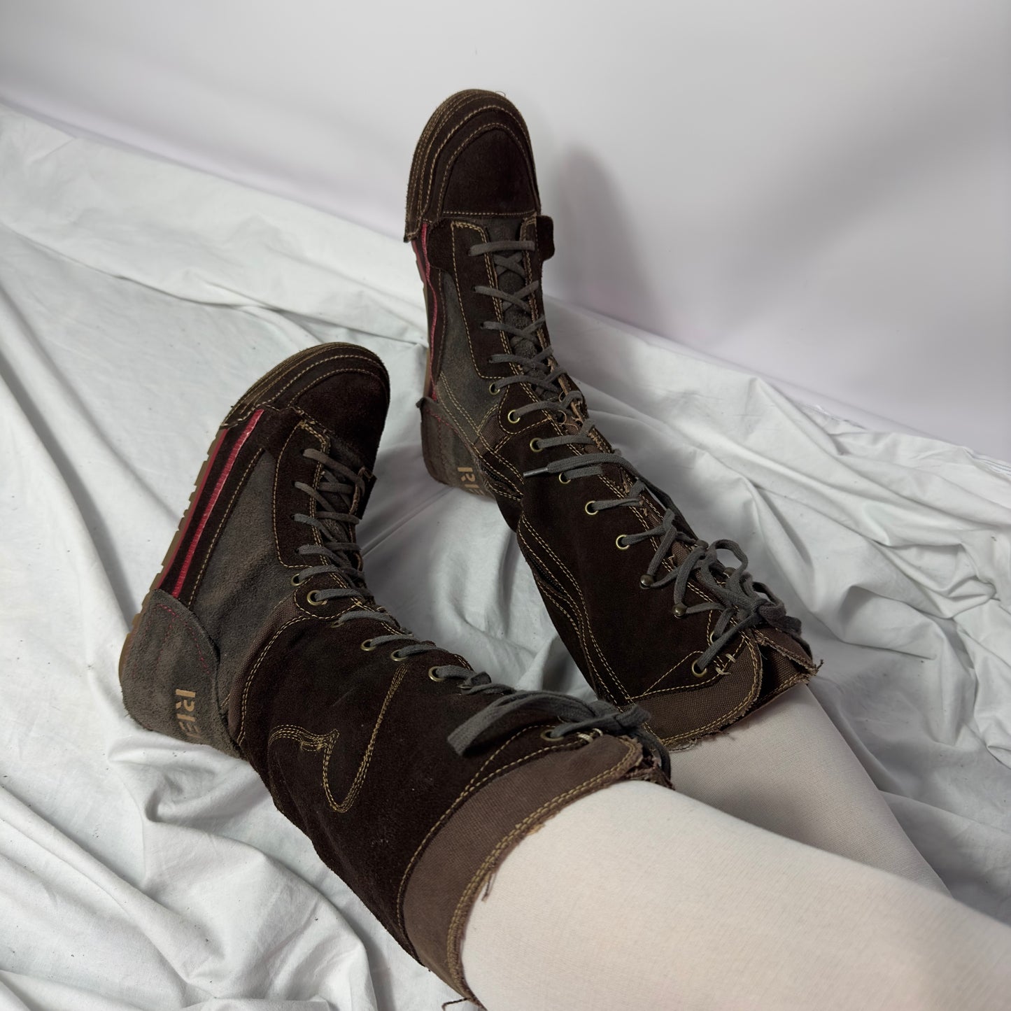 Replay Vintage Lace Up Boxing Boots 39/40