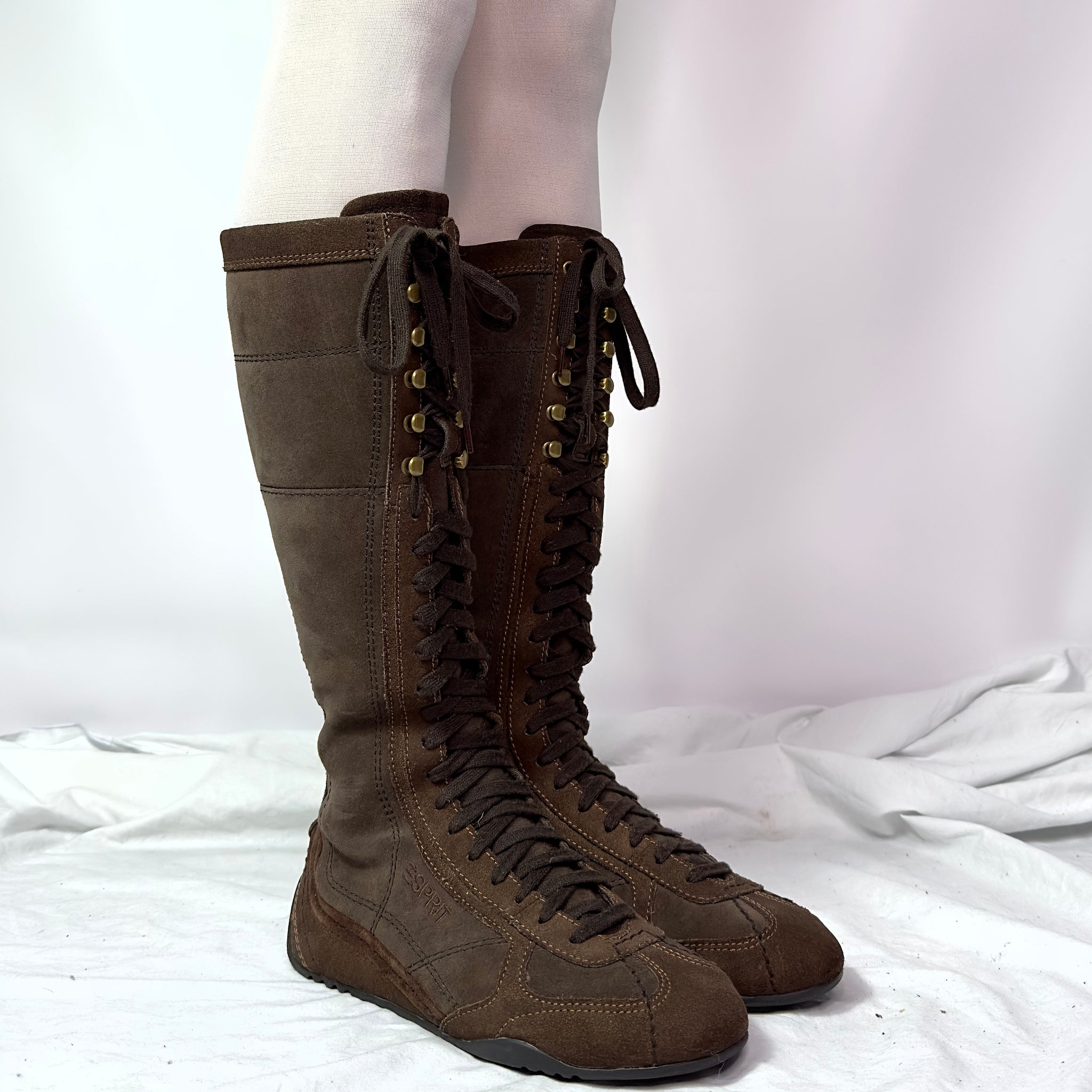 Esprit Vintage Knee High Boxing Boots 36 37