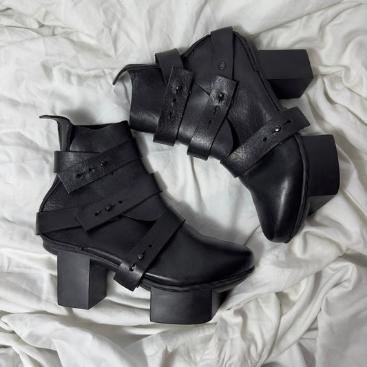 Trippen Black Leather Boots